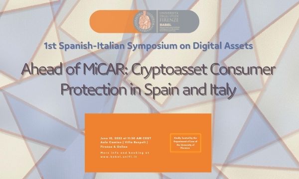 1st Spanish-Italian Seminar on Digital Assets.