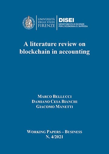 A literature review on blockchain in accounting (Bellucci et al., 2021)
