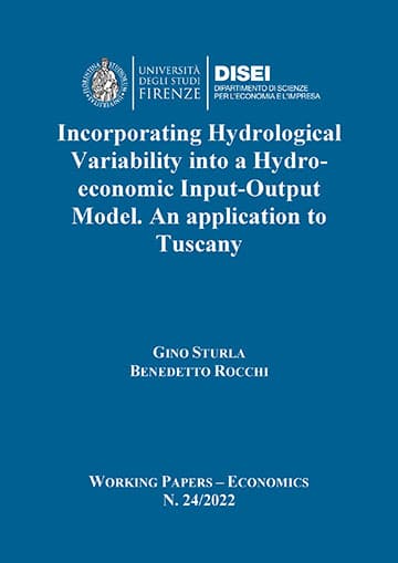 Incorporating Hydrological Variability into a Hydro-economic Input-Output Model. An application to Tuscany