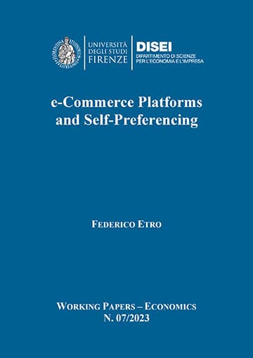 e-Commerce Platforms and Self-preferencing (Etro, 2023)