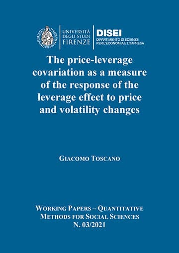 The price-leverage covariation as a measure of the response of the leverage effect to price and volatility changes (Toscano, 2021)